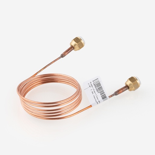 [F12091007] Kuparikapillaariputki 1/4" 1,5m neulavent. avaajalla 