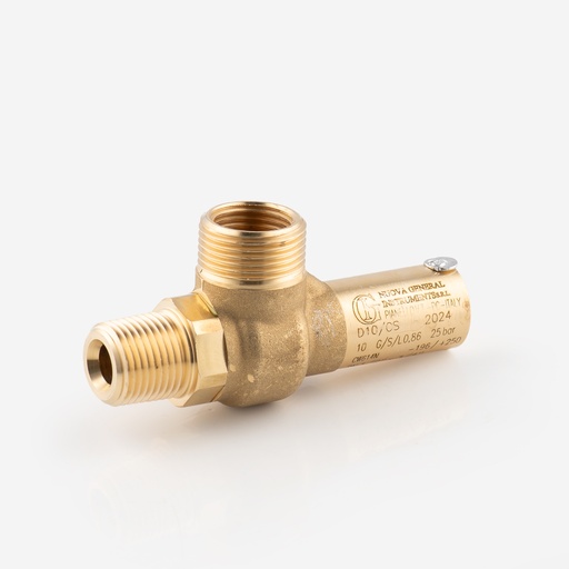 [D15031037] Safety valve D10/CS 1/2"NPT - 3/4"G 25bar