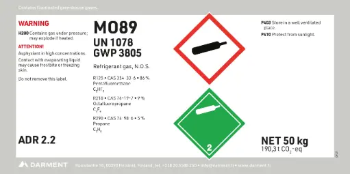 Refrigerant MO89