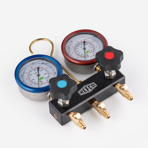 [J02030052] Manifold Refco R744 (Co2) M2-3-DELUXE-DS-R744-TC + hoses (4688878)