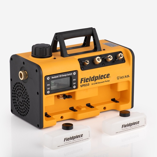 [J01010009] Tyhjiöpumppu Fieldpiece VPX33 10CFM (A3, A2L, A1)