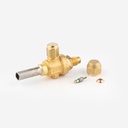 BV21Z010XS100 ball valve 2-way for R744 Z-type 10mm with OD stainless steel, SAE 1/4 in connections