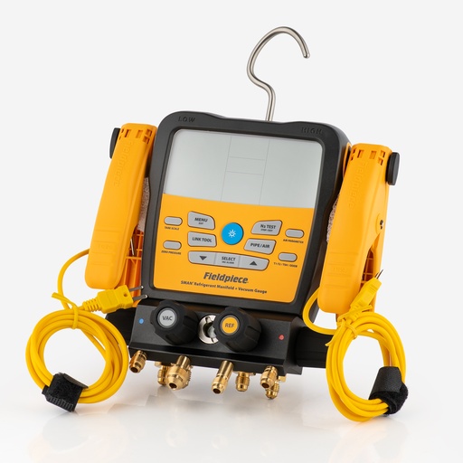 [J02060025] Digital manifold Fieldpiece 4-way SM482VINT + clamps