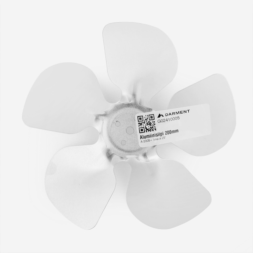 [G02410005] Aluminiumblade 200mm A-200S+Suction 25°