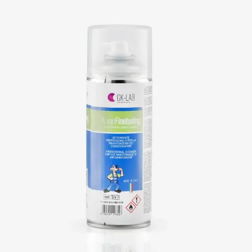[J04020001] GK-Lab Kryon FineTuning - Vaahtoamaton aerosolipuhdistusaine höyrystimille (sisäyksiköt), 400 ml spraypullo